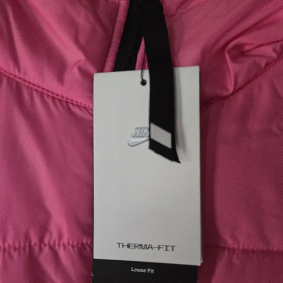 Nike Womens sz Small NWT Bright Pink Puffer - Picture 4 of 16